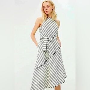 Banana Republic Asymmetrical Tweed Halter Sundress